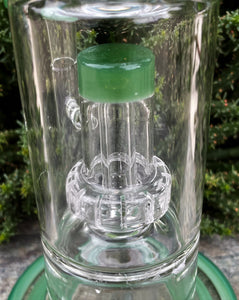 Best 9" Thick Glass Dome & Shower Perc Rig 2 - 14mm Bowls
