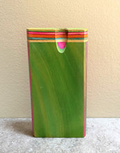 Rainbow Pride Stripe 4" Dugout Stash Box w/3" Aluminum Cigarette & Cleaning Tool