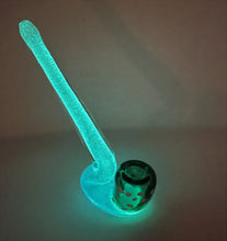 Best Glow in the dark Handmade Thick Glass 6" Sherlock Hand Pipe