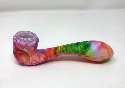 Beautiful Multi Color Swirl Silicone 5.5