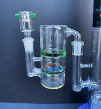 Straight 14" Thick Glass Best Rig 6 Arm Tree Perc Ash Catcher