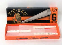 Zig Zag 1 1/4" Size Paper Cones  (2 Packs = 12 Total Cones)