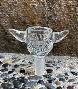 Best Thick Clear Glass 18" Beaker Bong 14mm Thick Clear Glass Yoda Bowl