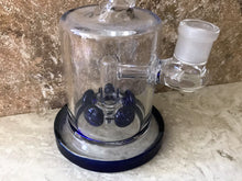 Awesome! Thick Glass 5 Shower Percolators 9" Rig 18mm Honey Bucket w/Cap Tool - After Dark