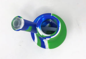 New 9" Detachable Glass/Silicone Rig 2 - 14mm Slide Bowls
