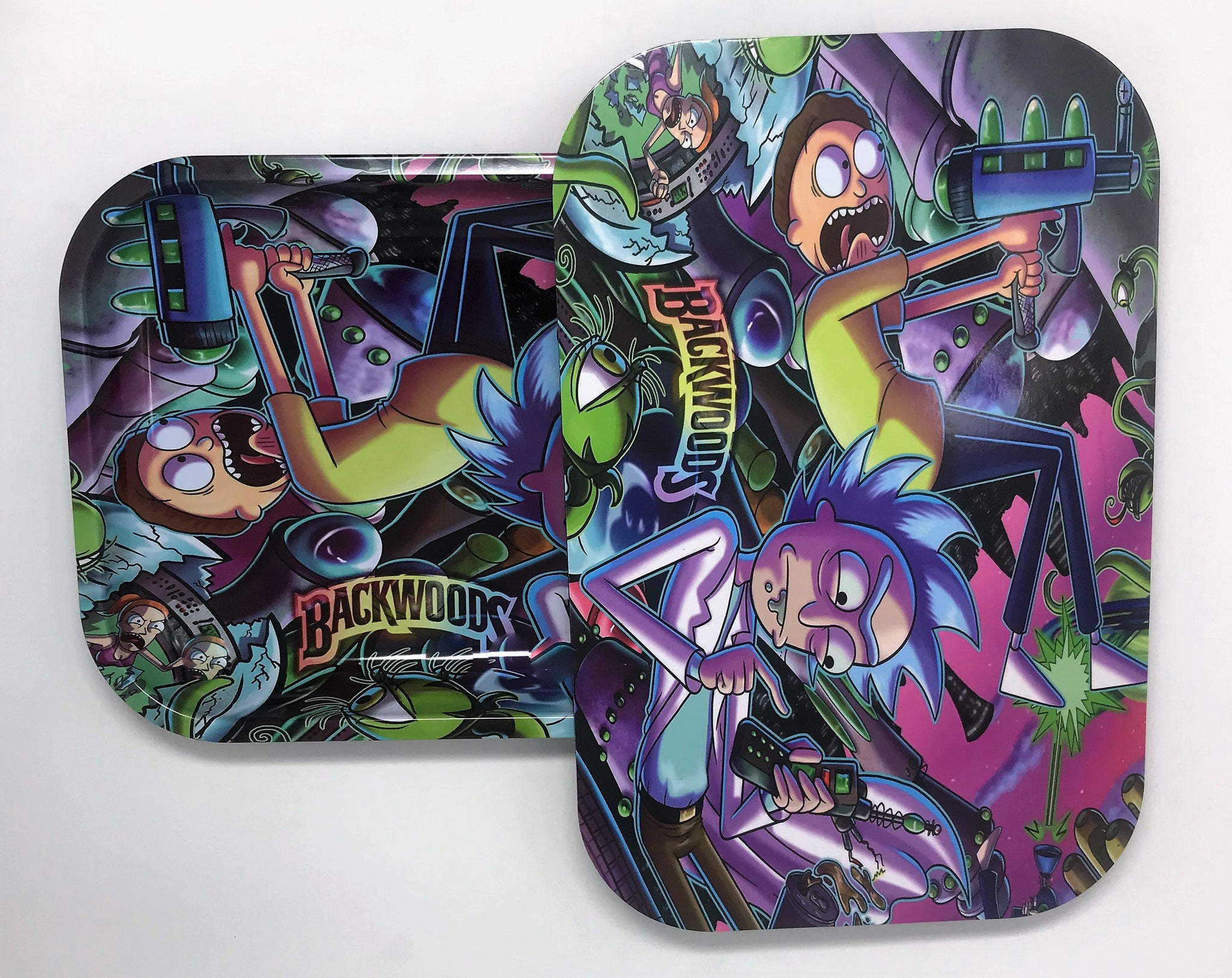 Rick & Morty Metal Rolling Trays - NYVapeShop