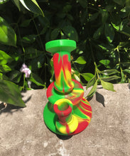 5" Silicone Detachable & Unbreakable Rig with Shower Perc, Silicone Bowl & Glass Screen