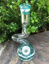 Double Zong 9" Globe Base Bong Thick glass Downstem 2-14mm Bowl