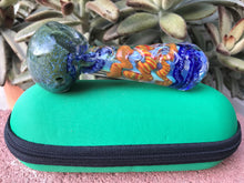 Handmade 4" Best Glass Hand Pipe w/Zipper Padded Pouch - Volo Smoke and Vape