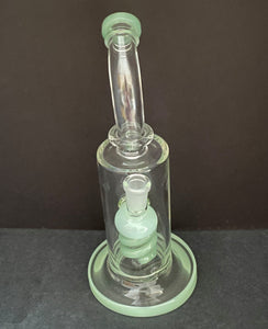Best Thick Glass 10" Rig Jade Coil Perc 2 - 14mm Bowls