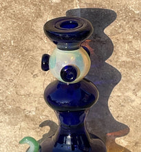 Collectible Unique Handmade 7" Fumed Thick Glass Rig 14mm Male Herb Bowl