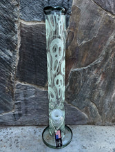 Best Thick Heavy 15.5" Straight Bong W/Glow in the Dark Skulls 2 - Bowls