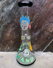 Best 13" Thick Beaker Rick & Morty Bong Pickle Rick Character Silicon Hand Pipe
