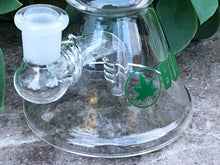 6" Buzz Beaker Water Rig w/Shower Perc & 14mm Yoda Man Bowl & Double Lip Green Bowl