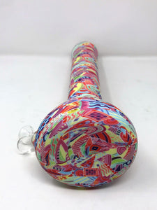 Colorful Multi Designs Silicone Detachable Beaker 13" Bong 14mm Male Bowl