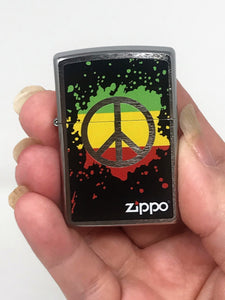 Zippo Lighter - Rasta Peace