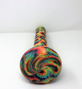 NEW! Tie Dye Design Silicone Detachable 13" Bong Silicone Hand Pipe 14mm Bowl