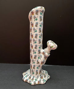 Collectible Rick /Morty Thick Silicone 10" Bong w/Silicone 14-18mm Dual use Bowl
