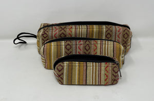 Himalayan Multicolor Hemp Bags 3 Nestle Pouches w/Zippers