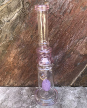 Best Thick 13" Rig Fritted Disc Percolator Ice Catcher w/2 -18mm Male Slide Bowl - Lavender