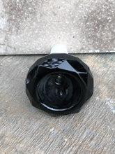 14MM Male Large Round Herb Bowl - Black Diamond Cut