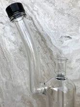 11.5" Clear Glass Water Rig with Cube Shower Perc & 14mm Male Bowl w/Screen Built in