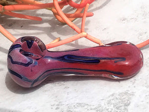 Thick Glass 4.5" Handmade Spoon Hand Pipe Bowl - Last One!