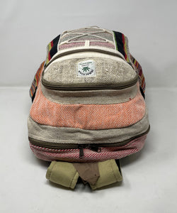 Himalayan Group All Natural Handmade Multi Pocket Pure Hemp Laptop Backpack