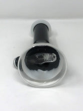 Thick Glass 8" Beaker Bong - Black & White Ice Catchers