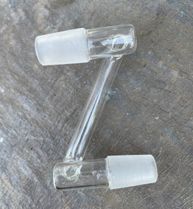 18mm Male to 18mm Male Thick glass connecting adapter