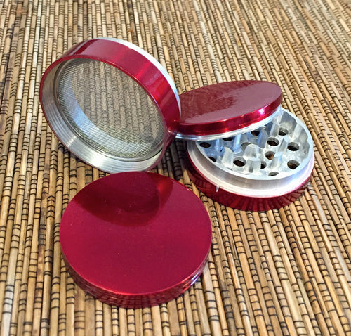 2'' Volo Herb Grinder - RED - Volo Smoke and Vape